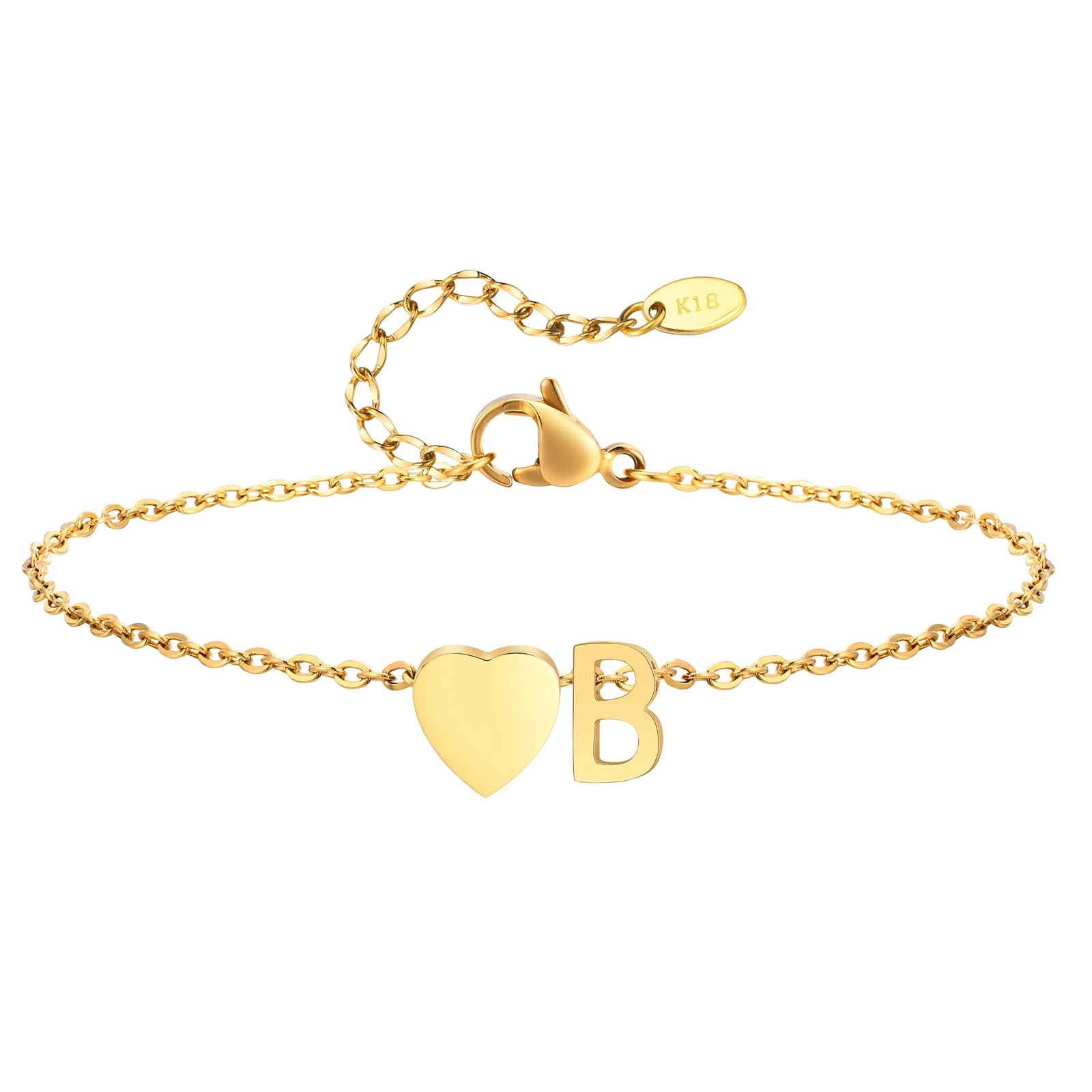 All Letters Anklet, Women Heart Initial Anklet Bracelets Adjustable Beach Jewelry Hypoallergenic Stainless Steel Personalized Name Foot Chain Anklet
A Anklet, B Anklet, C Anklet, D Anklet, E Anklet, F Anklet, G Anklet, H Ankl