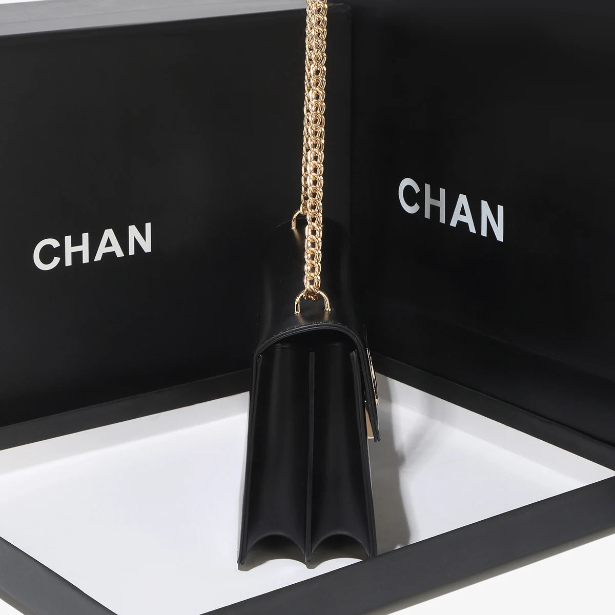 Belt Decoration Flip Cover Handbag Crossbody Bag