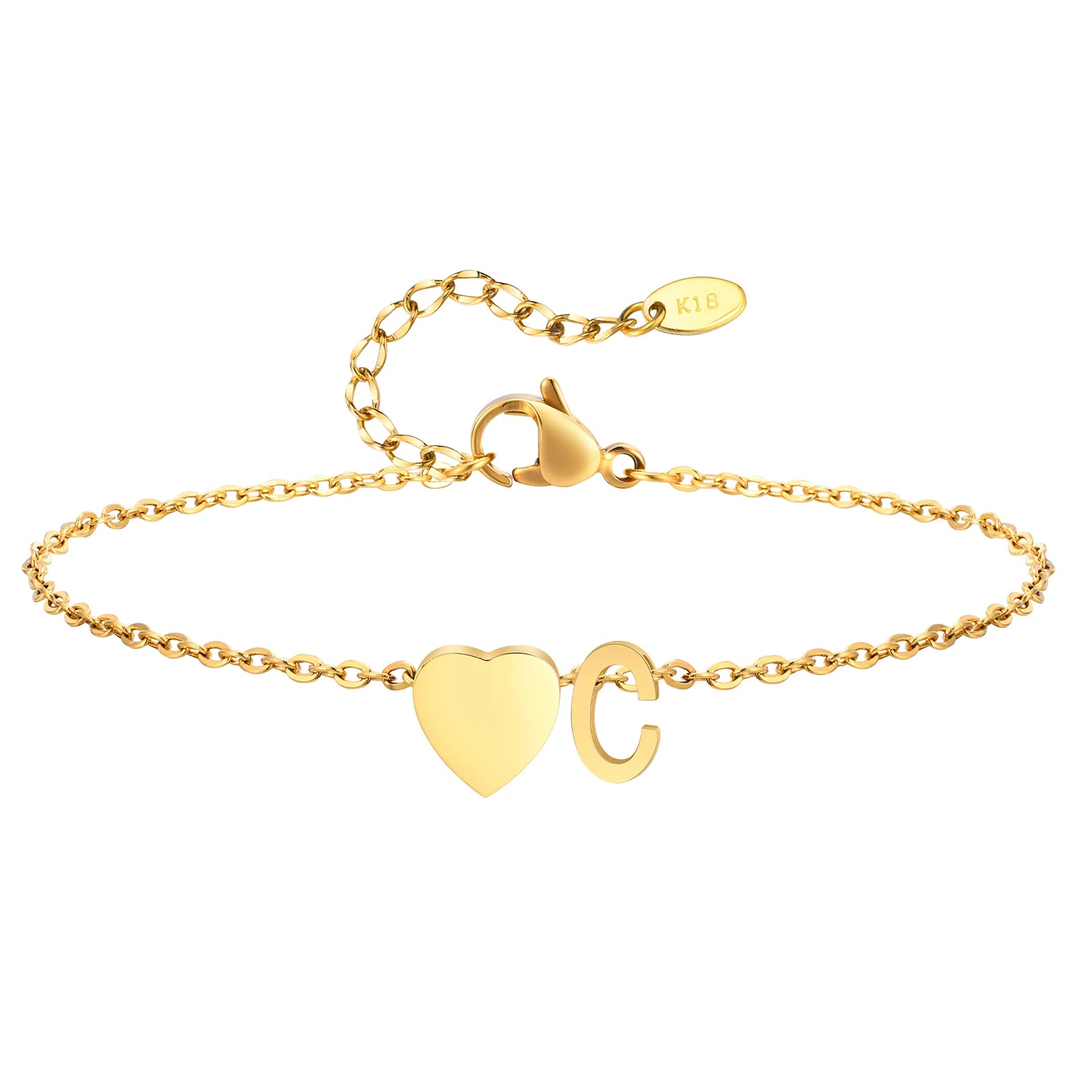 All Letters Anklet, Women Heart Initial Anklet Bracelets Adjustable Beach Jewelry Hypoallergenic Stainless Steel Personalized Name Foot Chain Anklet
A Anklet, B Anklet, C Anklet, D Anklet, E Anklet, F Anklet, G Anklet, H Ankl
