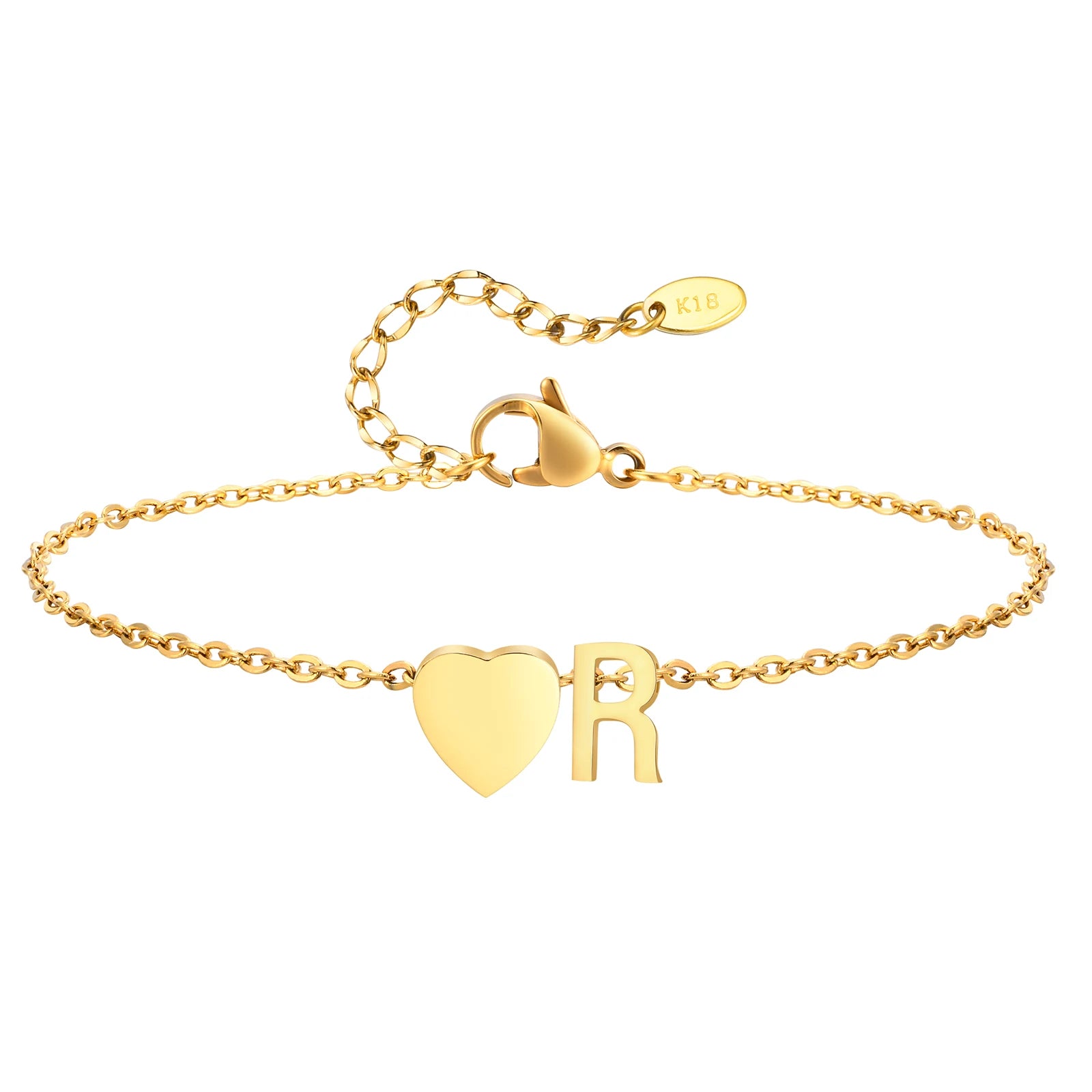 All Letters Anklet, Women Heart Initial Anklet Bracelets Adjustable Beach Jewelry Hypoallergenic Stainless Steel Personalized Name Foot Chain Anklet
A Anklet, B Anklet, C Anklet, D Anklet, E Anklet, F Anklet, G Anklet, H Ankl