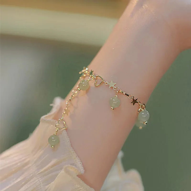 Chic Vintage Gold Color Cuff Bracelet, The Best Set of 4 Stainless Steel Butterfly Bracelet Combination Fashion, Very Elegant Bracelet Jewelry Gifts For Her Birthday Or Christmas