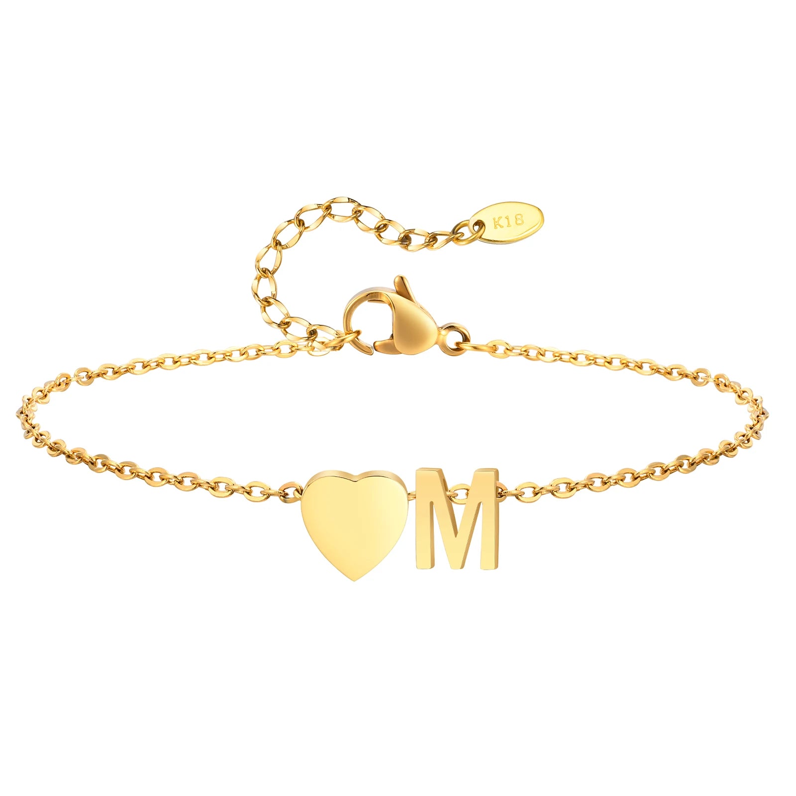 All Letters Anklet, Women Heart Initial Anklet Bracelets Adjustable Beach Jewelry Hypoallergenic Stainless Steel Personalized Name Foot Chain Anklet
A Anklet, B Anklet, C Anklet, D Anklet, E Anklet, F Anklet, G Anklet, H Ankl