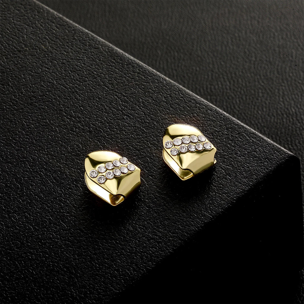 TOPGRILLZ New Gold Color Plated Hip Hop Single Teeth Grillz Cap Top Tooth GRILLZ for Halloween Christmas Party Jewelry,Gift