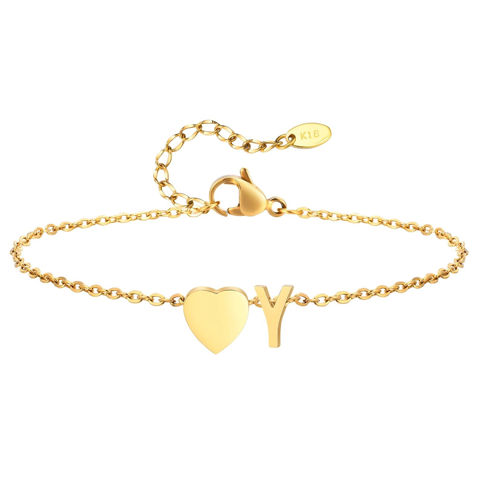 All Letters Anklet, Women Heart Initial Anklet Bracelets Adjustable Beach Jewelry Hypoallergenic Stainless Steel Personalized Name Foot Chain Anklet
A Anklet, B Anklet, C Anklet, D Anklet, E Anklet, F Anklet, G Anklet, H Ankl