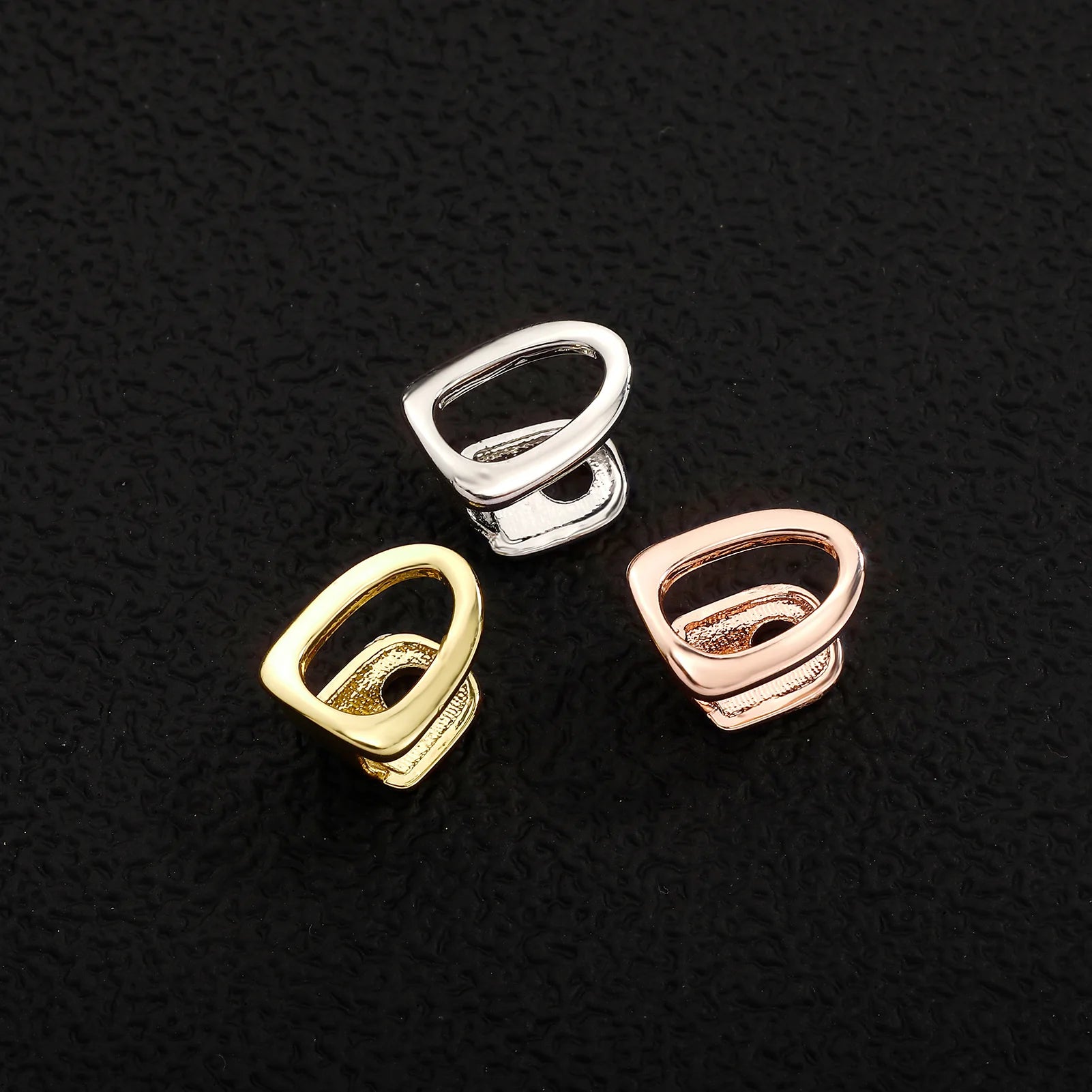 Beautiful Hip Hop Single Hollow Teeth Caps For Women And Men Braces, Simple Glossy Tooth Grills Jewelry, Cosplay Dental Grillz