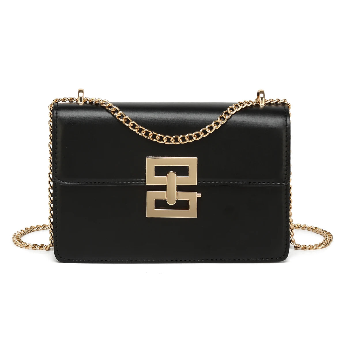 Belt Decoration Flip Cover Handbag Crossbody Bag