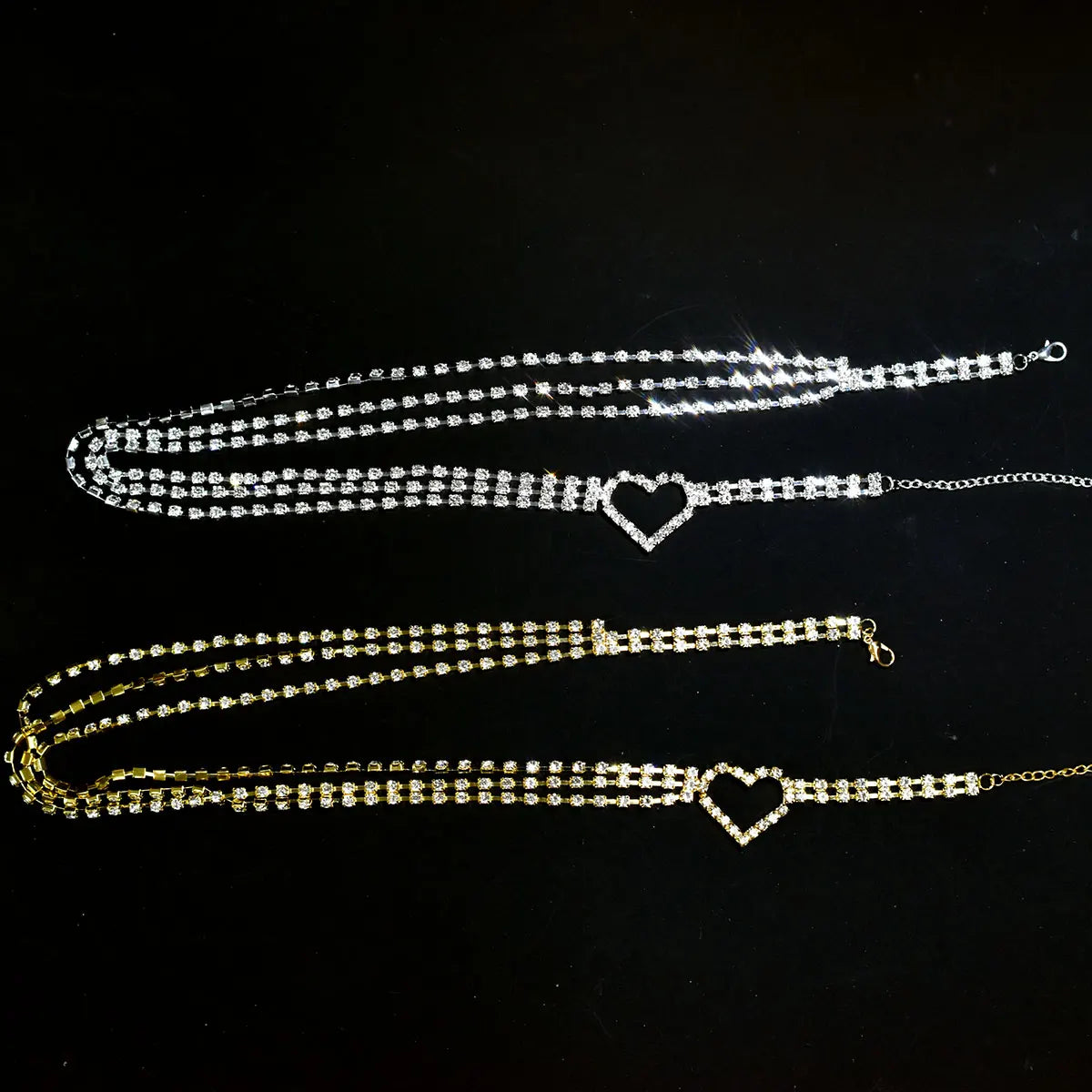 Sexy Shiny Women's Body Jewelry, Fashion Love Crystal Waist Chain With Rhinestone Music, Unique Beach Party Clothing Accessories