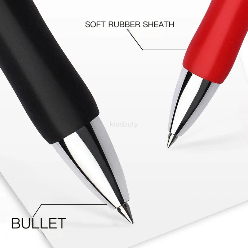 Retractable Ballpoint pen Set Black/red/blue ink for writing 0.5mm Gel Pen refills Office accessories school supplies Stationery