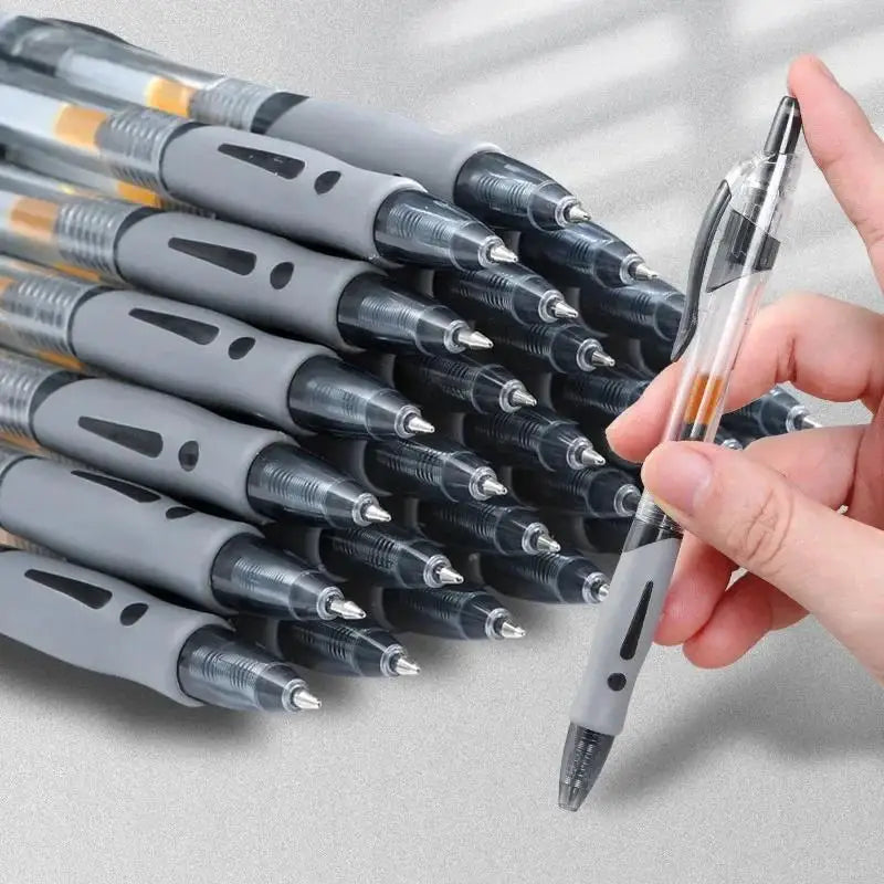 10/30PCS Gel Pens Refills Set Kawaii Stationery Writing Pen Black/Red/Blue Ink 0.5 mm Ballpoint Pen For Office & School Supplies