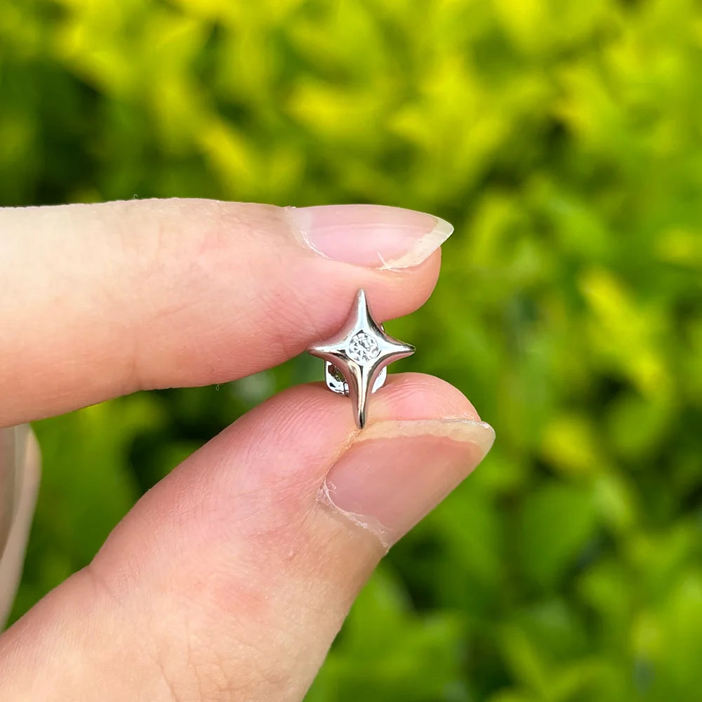 RACHELZ Hip Hop Cute CZ Stone Star Teeth Grillz Braces Gold Color Y2K Elegant Shiny Zircon Tooth Caps For Women Men Punk Jewelry