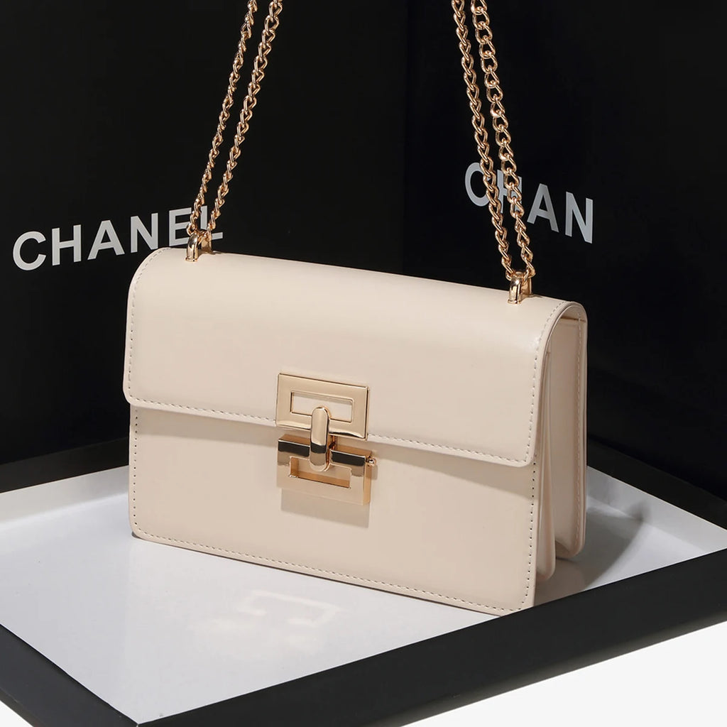Belt Decoration Flip Cover Handbag Crossbody Bag