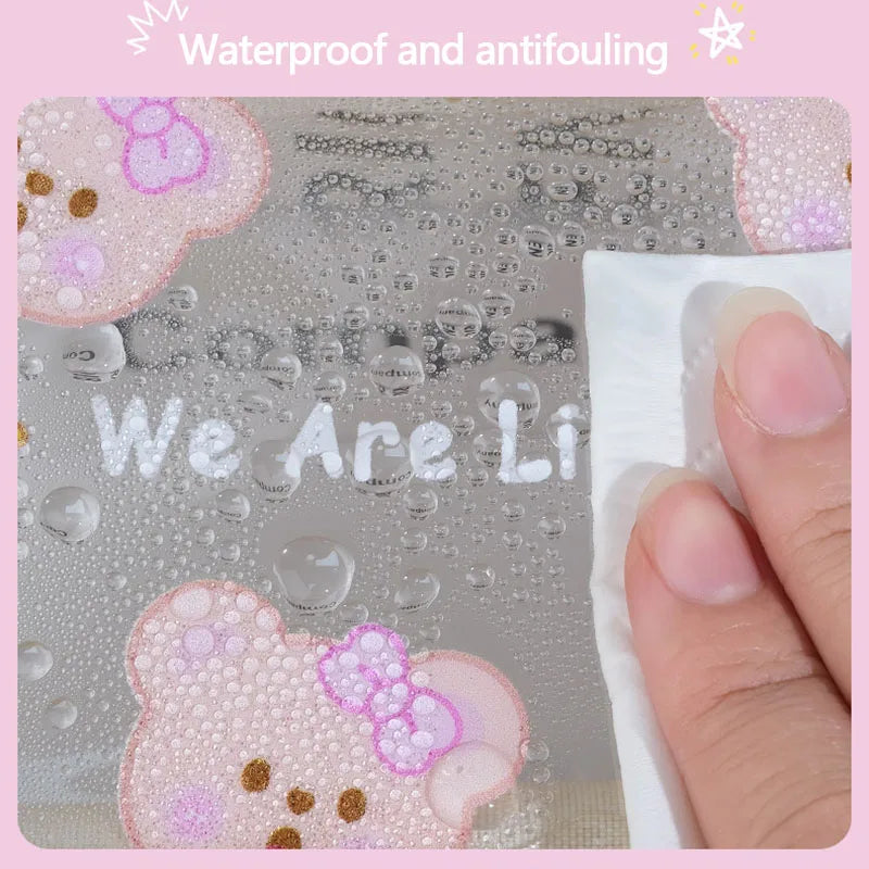 Kawaii Pencil Case Large Capacity Organizer Pen Box Pouch for Girls Back to School Supplies Cute Korean Stationery