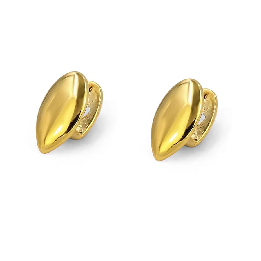 Hip Hop Classic Single Teeth Grillz Golden Tooth, Caps Decor Gold Plated Dental Grills Body Jewelry For Women And Men, New Gift Idea