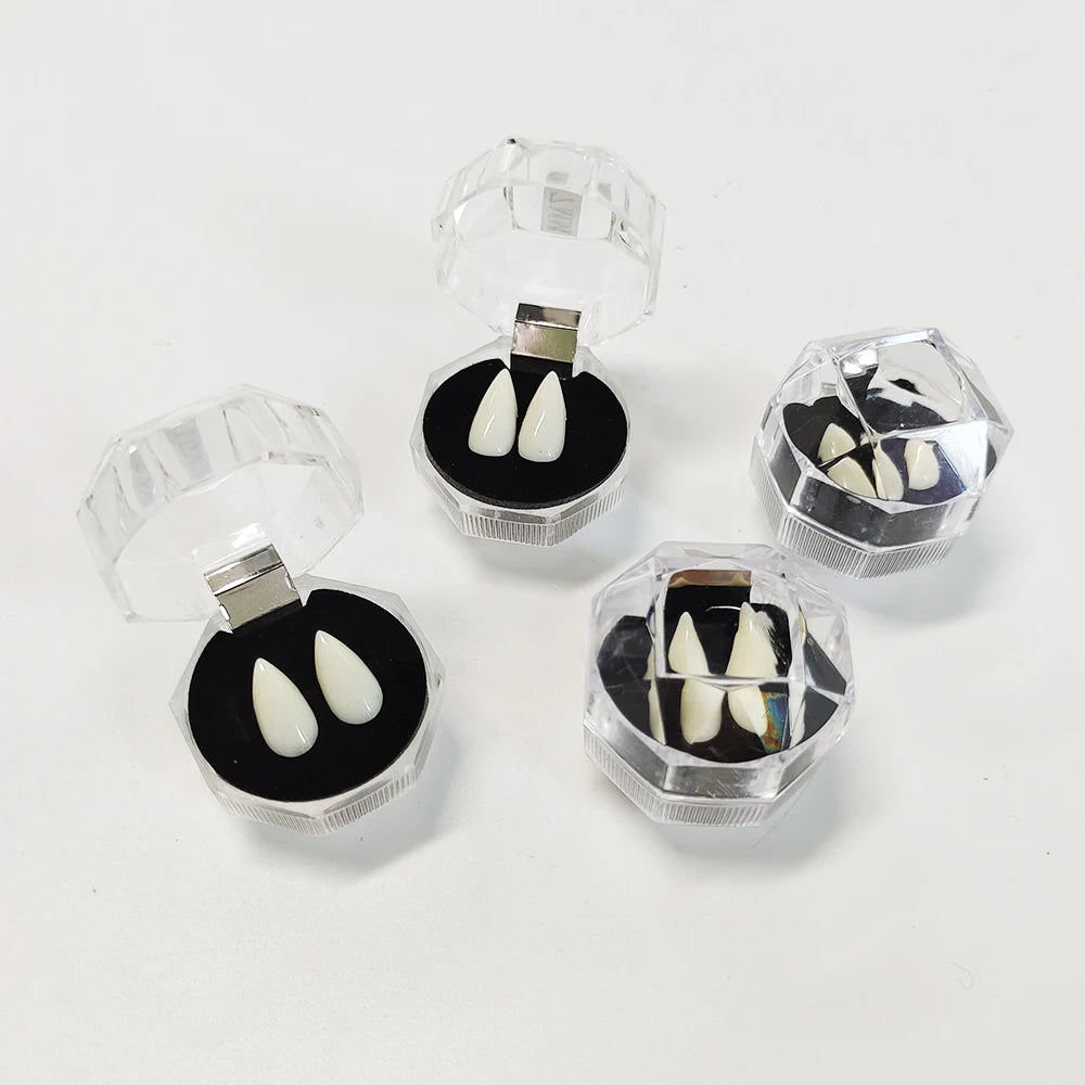 Halloween Artificial Tooth Cosplay Vampire Decoration Accessories Denture Halloween Ornaments Diy Halloween Party Decoration