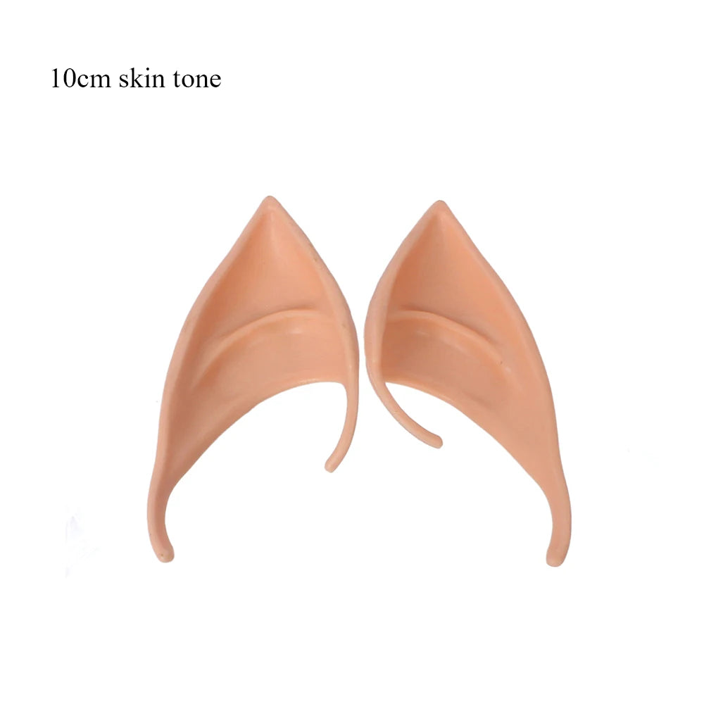 Mysterious Angel Elf Ears Latex Ears for Fairy Cosplay Costume Accessories Halloween Decoration Photo Props Adult Kids Toys