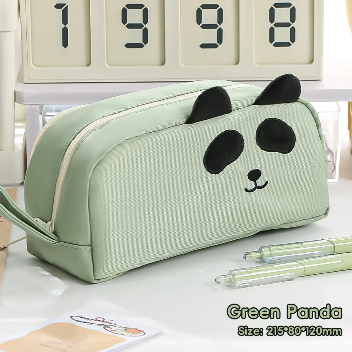 Kawaii Pencil Case for Girls Kapibara-San Large Capacity Makeup Bag Aesthetic School Office Supplies (Cartoon Animal Design)