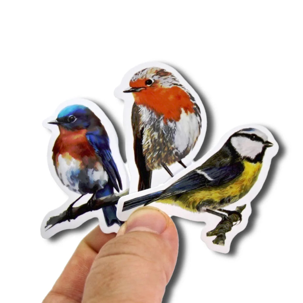 Cute Stickers Pack Kawaii Birds Aesthetic Stationery Supplies Lot Office School Teacher Scrapbooking Supplies Korean Paper Txt