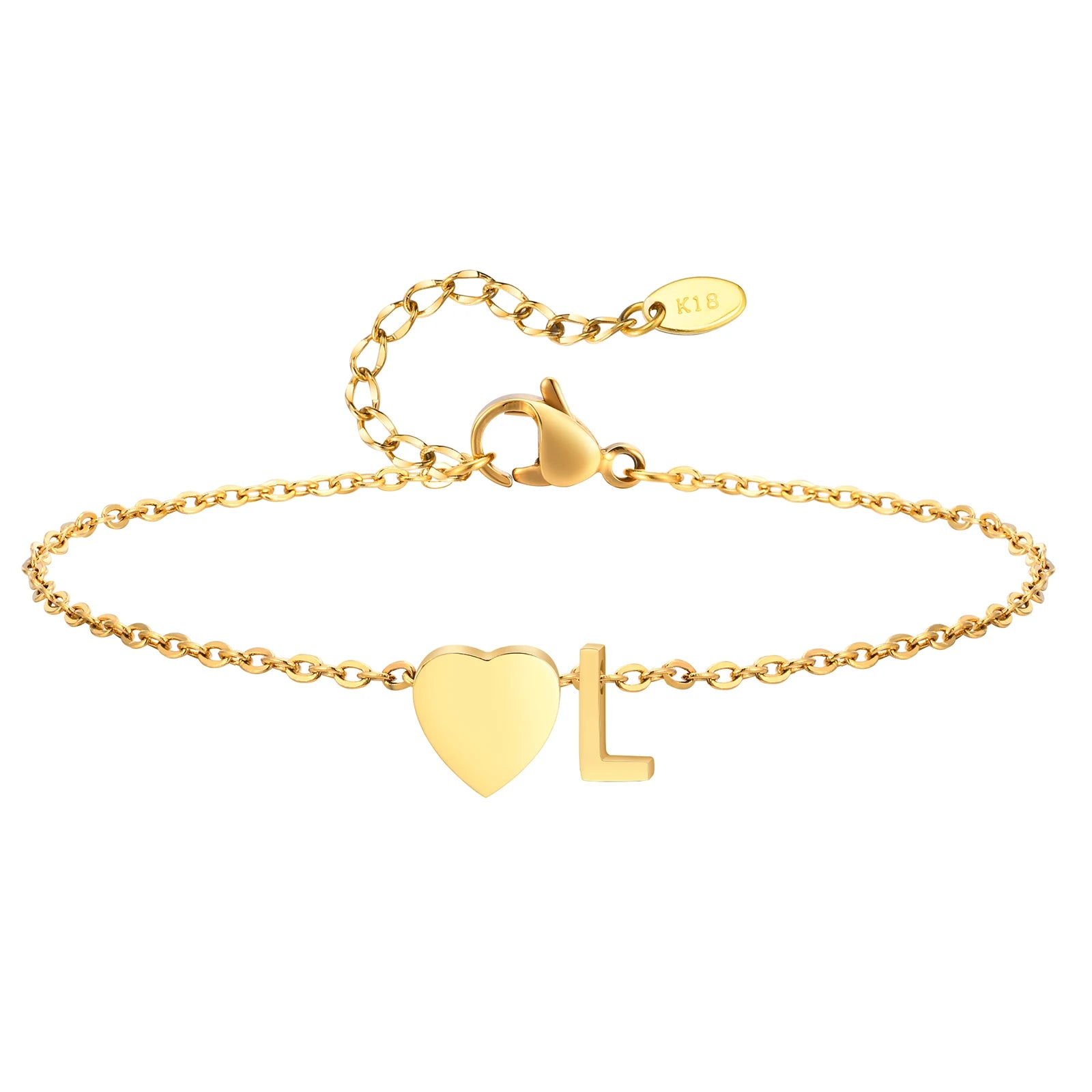 All Letters Anklet, Women Heart Initial Anklet Bracelets Adjustable Beach Jewelry Hypoallergenic Stainless Steel Personalized Name Foot Chain Anklet
A Anklet, B Anklet, C Anklet, D Anklet, E Anklet, F Anklet, G Anklet, H Ankl