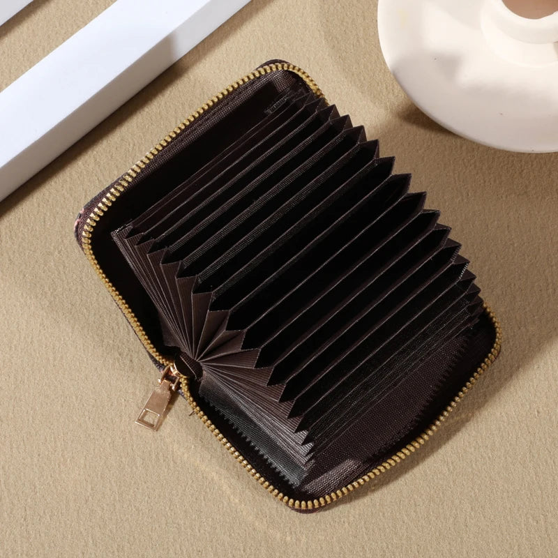 The Best Zipper Around Credit Card Holder, Cute Mini Printed Clutch Coin Purse, Nice Portable Card Wallet With Multi Card Slots