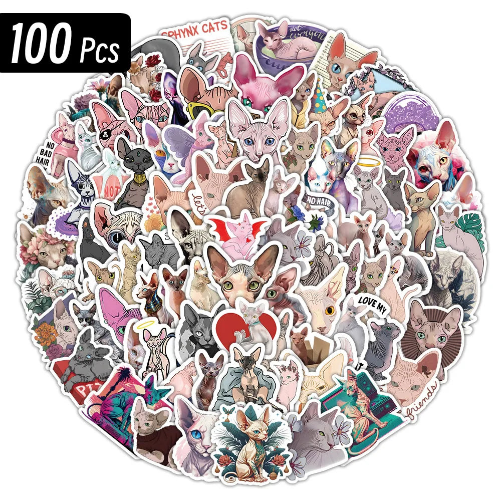 16 Style Funny Dog, Nice Cat Animal Meme Waterproof Graffiti Sticker Aesthetic Decorative Luggage Laptop Phone Scrapbook Kids Stickers