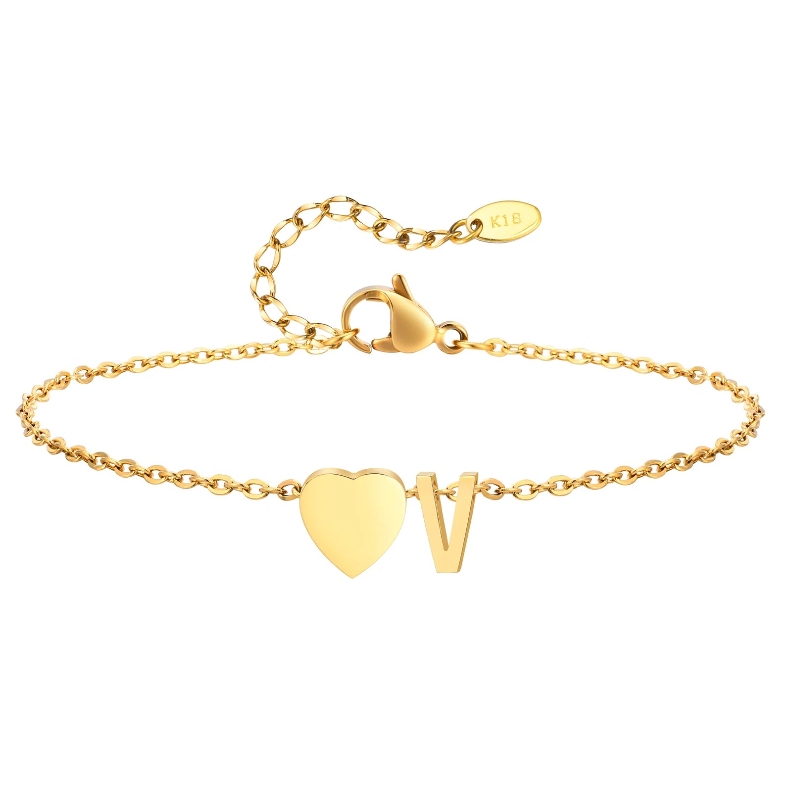 All Letters Anklet, Women Heart Initial Anklet Bracelets Adjustable Beach Jewelry Hypoallergenic Stainless Steel Personalized Name Foot Chain Anklet
A Anklet, B Anklet, C Anklet, D Anklet, E Anklet, F Anklet, G Anklet, H Ankl
