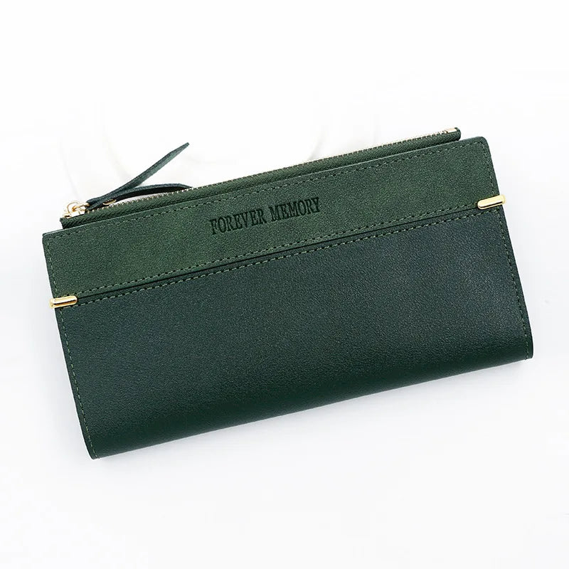 Long Purses for Women Wallet New Fashion Long Coin Purse Card Holder Small Ladies Wallet Female Hasp Mini Clutch Billetera Bolas