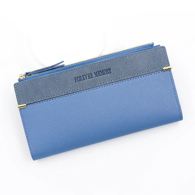 Long Purses for Women Wallet New Fashion Long Coin Purse Card Holder Small Ladies Wallet Female Hasp Mini Clutch Billetera Bolas