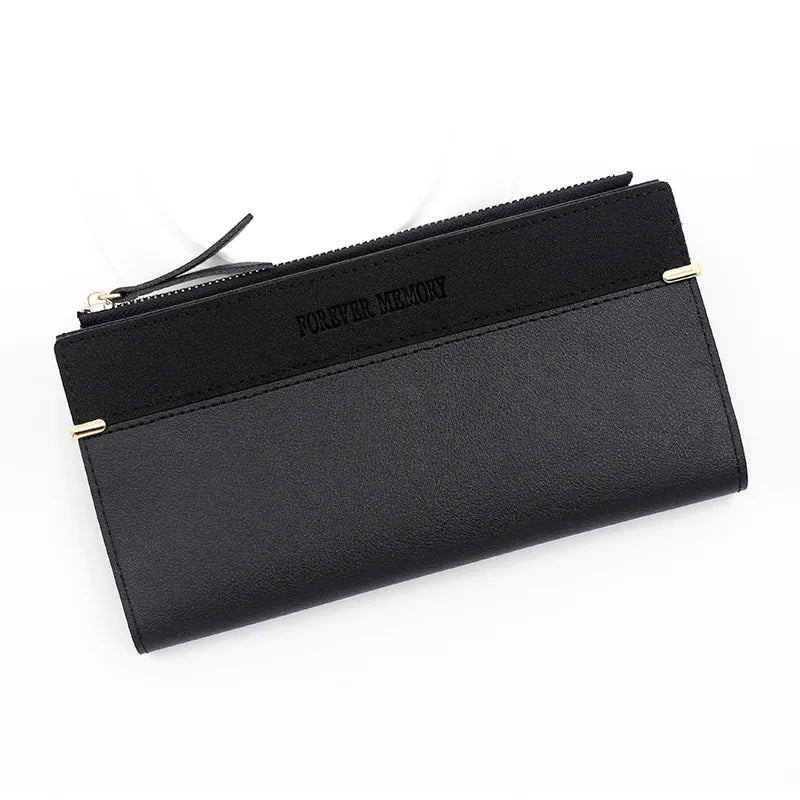 Long Purses for Women Wallet New Fashion Long Coin Purse Card Holder Small Ladies Wallet Female Hasp Mini Clutch Billetera Bolas
