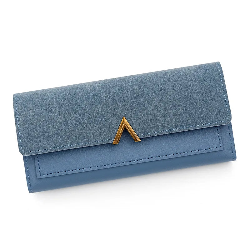 Long Purses for Women Wallet New Fashion Long Coin Purse Card Holder Small Ladies Wallet Female Hasp Mini Clutch Billetera Bolas