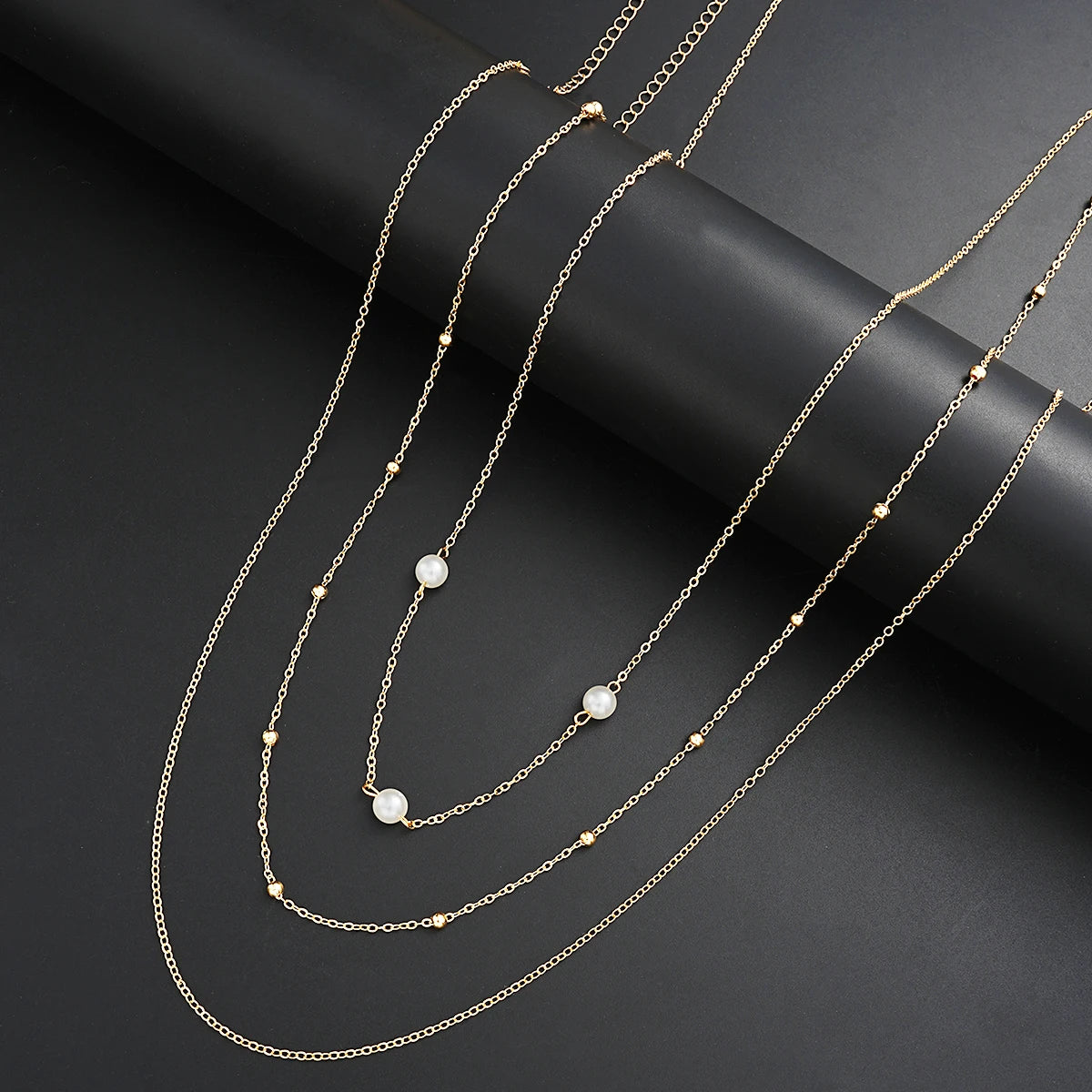 3Pcs Simple Boho Bikini Belly Chains for Women Sexy Gold Silver Color Imitation Pearl Waist Chain Trendy Summer Beach Body Chain